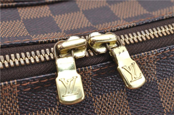 Authentic Louis Vuitton Damier Naviglio Shoulder Cross Body Bag N45255 LV 7159F