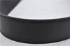 Authentic GUCCI Interlocking G Belt Leather Size 90cm 35.4" 114876 Black 7160E