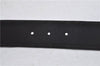 Authentic GUCCI Interlocking G Belt Leather Size 90cm 35.4" 114876 Black 7160E