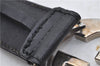 Authentic GUCCI Interlocking G Belt Leather Size 90cm 35.4" 114876 Black 7160E