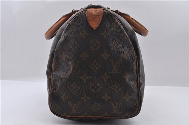 Authentic LOUIS VUITTON Monogram Speedy 30 Hand Bag M41526 LV 7161C