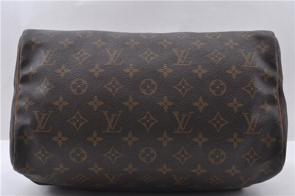 Authentic LOUIS VUITTON Monogram Speedy 30 Hand Bag M41526 LV 7161C