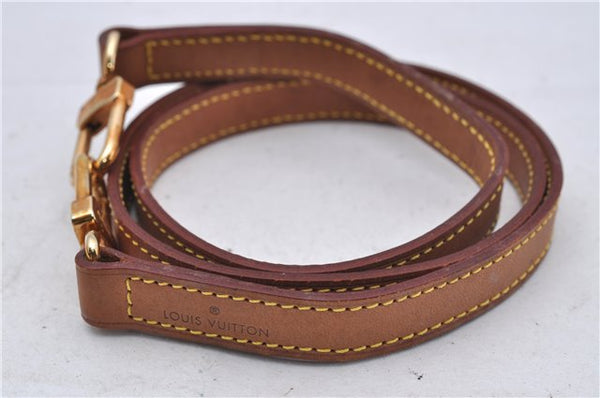 Authentic Louis Vuitton Leather Shoulder Strap Beige 38.6" LV 7161D