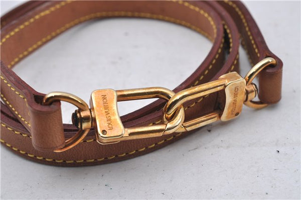 Authentic Louis Vuitton Leather Shoulder Strap Beige 38.6" LV 7161D