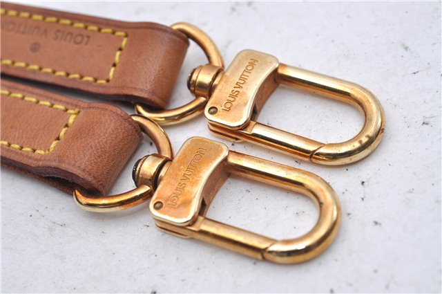 Authentic Louis Vuitton Leather Shoulder Strap Beige 38.6