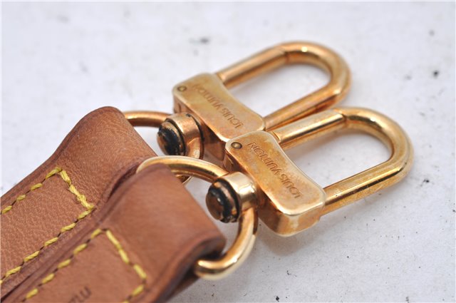 Authentic Louis Vuitton Leather Shoulder Strap Beige 38.6