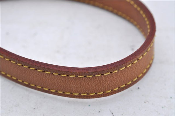 Authentic Louis Vuitton Leather Shoulder Strap Beige 38.6" LV 7161D