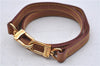 Authentic Louis Vuitton Leather Shoulder Strap Beige 38.6" LV 7161D