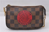 Auth Louis Vuitton Damier Mini Pochette Accessoires T&B Pouch N58011 LV 7162D