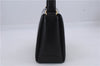 Authentic GUCCI Bamboo Shoulder Hand Bag Purse Leather Black 7163D