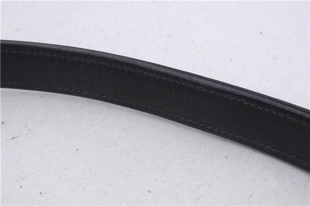 Authentic GUCCI Bamboo Shoulder Hand Bag Purse Leather Black 7163D