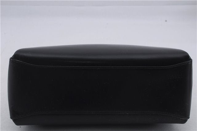 Authentic GUCCI Bamboo Shoulder Hand Bag Purse Leather Black 7163D