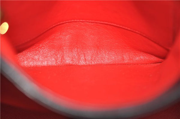 Authentic GUCCI Bamboo Shoulder Hand Bag Purse Leather Black 7163D