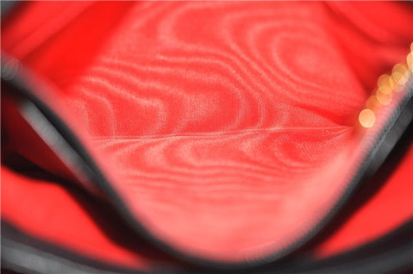 Authentic GUCCI Bamboo Shoulder Hand Bag Purse Leather Black 7163D