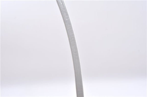 Authentic GUCCI Vintage Hand Bag Purse Enamel Black 7163E