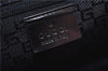 Authentic GUCCI Vintage Hand Bag Purse Enamel Black 7163E