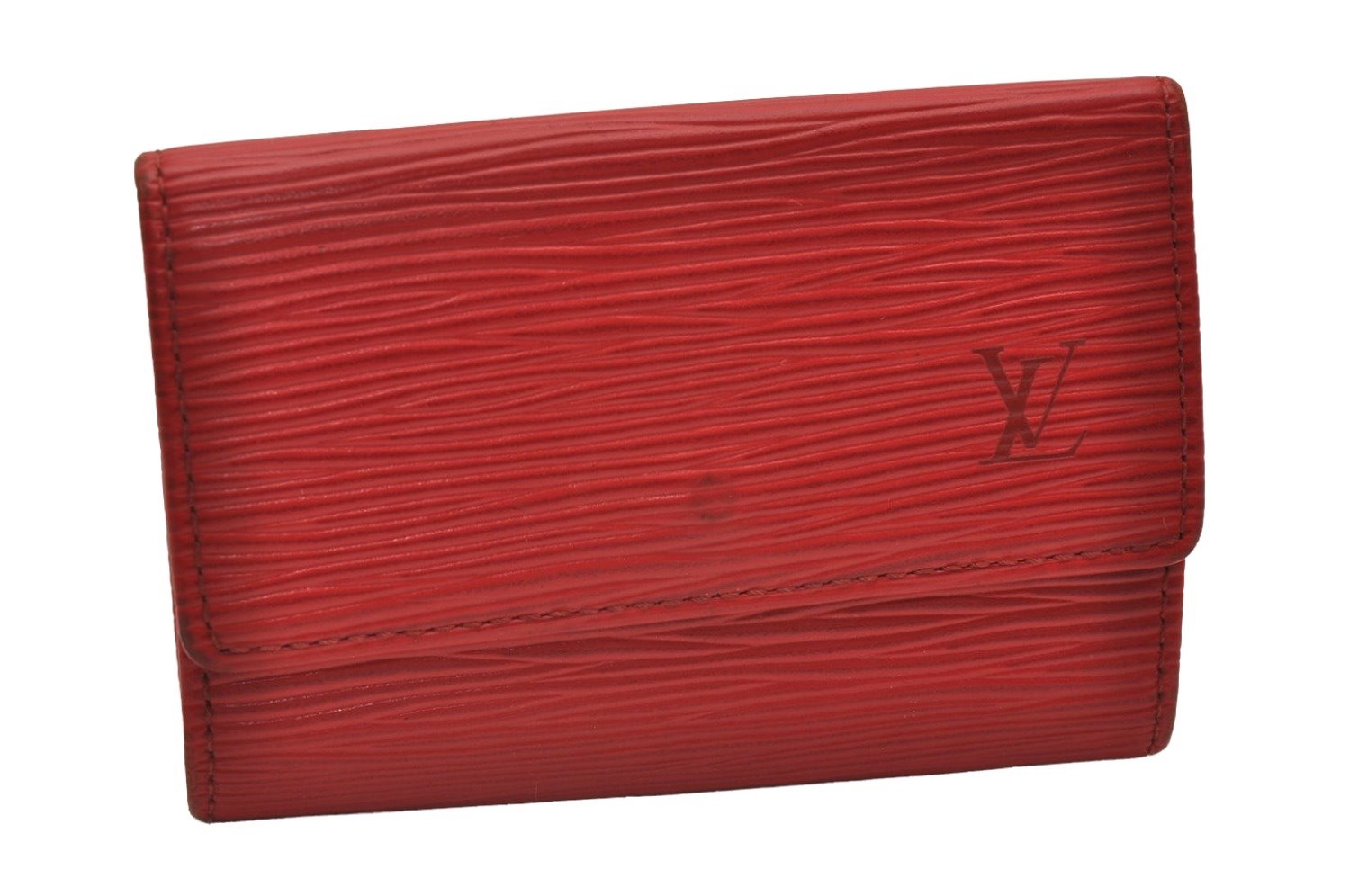 Authentic Louis Vuitton Epi Multicles 6 Key Case Red M63817 LV 7164I