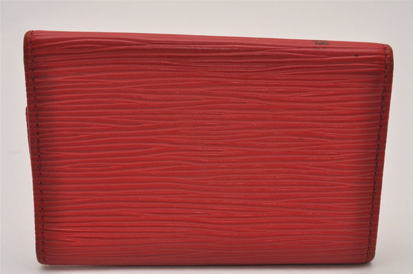 Authentic Louis Vuitton Epi Multicles 6 Key Case Red M63817 LV 7164I