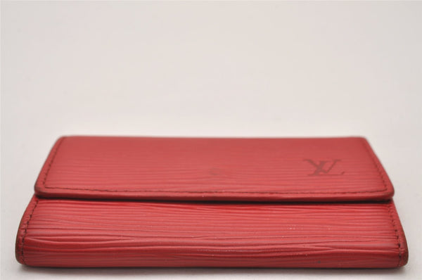 Authentic Louis Vuitton Epi Multicles 6 Key Case Red M63817 LV 7164I