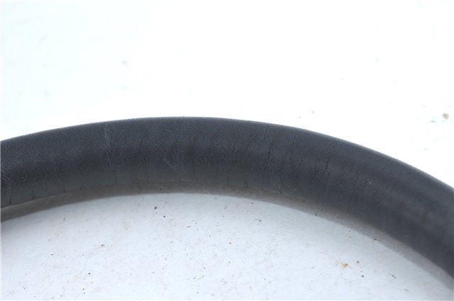 Authentic GUCCI Guccissima Abbey GG Shoulder Hand Bag Leather 190525 Black 7166B