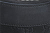 Authentic GUCCI Guccissima Abbey GG Shoulder Hand Bag Leather 190525 Black 7166B