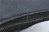 Authentic GUCCI Guccissima Abbey GG Shoulder Hand Bag Leather 190525 Black 7166B