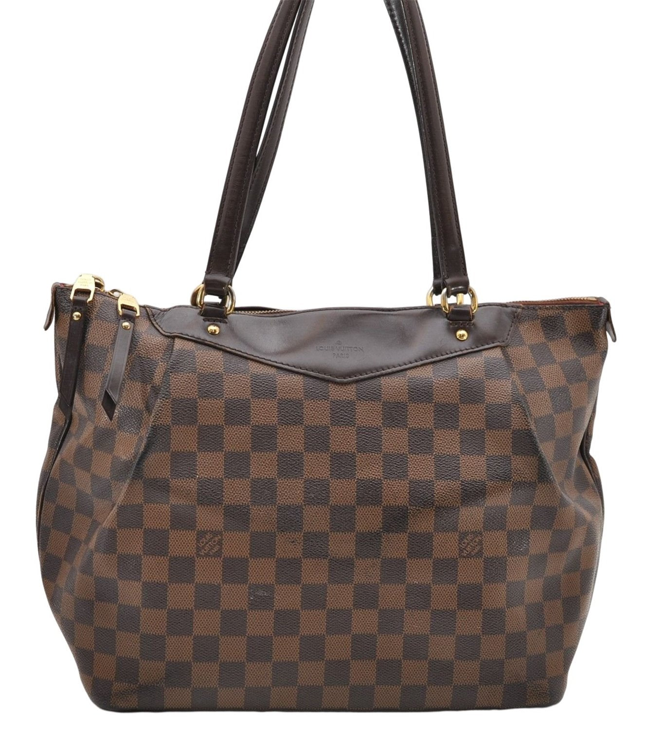 Authentic Louis Vuitton Damier Westminster GM Shoulder Tote Bag N41103 LV 7166D