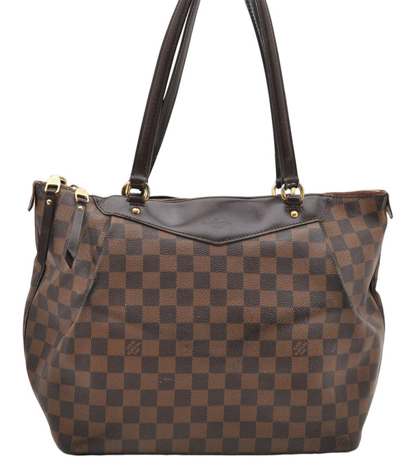 Authentic Louis Vuitton Damier Westminster GM Shoulder Tote Bag N41103 LV 7166D