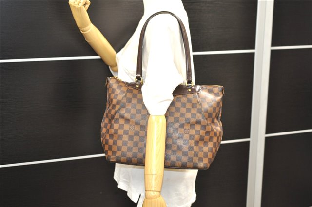 Authentic Louis Vuitton Damier Westminster GM Shoulder Tote Bag N41103 LV 7166D