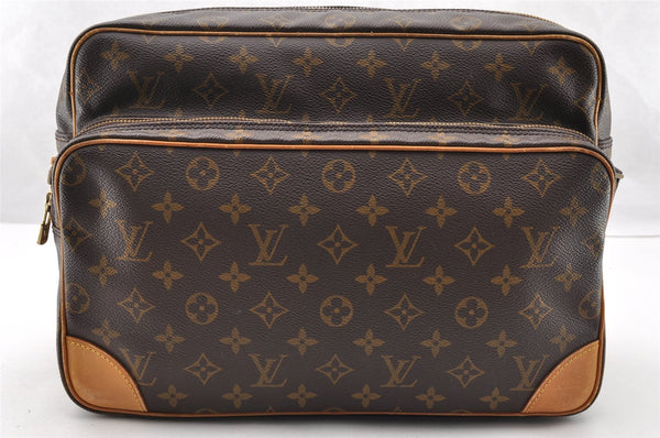 Authentic Louis Vuitton Monogram Nile 34 Shoulder Cross Body Bag M45242 LV 7167I