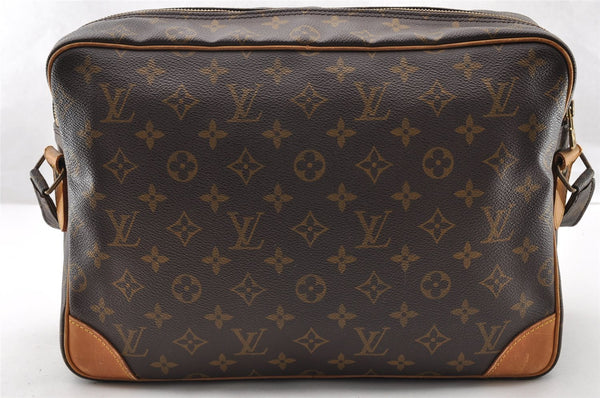 Authentic Louis Vuitton Monogram Nile 34 Shoulder Cross Body Bag M45242 LV 7167I