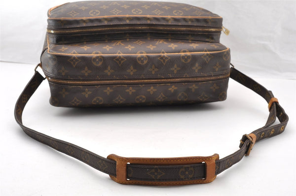 Authentic Louis Vuitton Monogram Nile 34 Shoulder Cross Body Bag M45242 LV 7167I