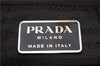 Authentic PRADA Nylon Shoulder Tote Bag Purse Gray 7168C