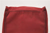 Authentic PRADA Nylon Plastic Shoulder Bag Purse Red 7169C