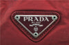 Authentic PRADA Nylon Plastic Shoulder Bag Purse Red 7169C