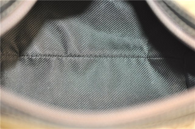 Authentic GUCCI Vintage Cosmetic Pouch Purse GG Canvas Leather Beige  7169D