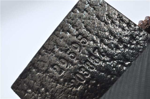 Authentic GUCCI Vintage Cosmetic Pouch Purse GG Canvas Leather Beige  7169D