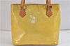 Authentic LOUIS VUITTON Vernis Houston Shoulder Hand Bag Yellow M91053 LV 7170C