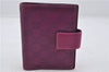 Authentic GUCCI Guccissima Agenda Notebook Cover GG Leather 115240 Purple 7171E