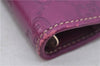 Authentic GUCCI Guccissima Agenda Notebook Cover GG Leather 115240 Purple 7171E