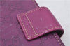 Authentic GUCCI Guccissima Agenda Notebook Cover GG Leather 115240 Purple 7171E