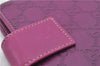 Authentic GUCCI Guccissima Agenda Notebook Cover GG Leather 115240 Purple 7171E