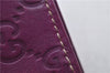 Authentic GUCCI Guccissima Agenda Notebook Cover GG Leather 115240 Purple 7171E