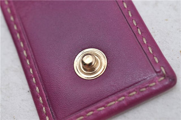 Authentic GUCCI Guccissima Agenda Notebook Cover GG Leather 115240 Purple 7171E