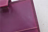 Authentic GUCCI Guccissima Agenda Notebook Cover GG Leather 115240 Purple 7171E