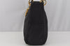 Authentic Christian Dior Lady Dior Cannage Nylon 2Way Hand Bag Black CD 7177I