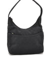 Authentic GUCCI Shoulder Hand Bag Purse GG Canvas Leather 0013386 Black 7178C