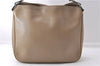 Authentic GUCCI Vintage Bamboo Shoulder Hand Bag Leather 0011638 Beige 7178D
