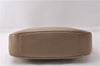 Authentic GUCCI Vintage Bamboo Shoulder Hand Bag Leather 0011638 Beige 7178D