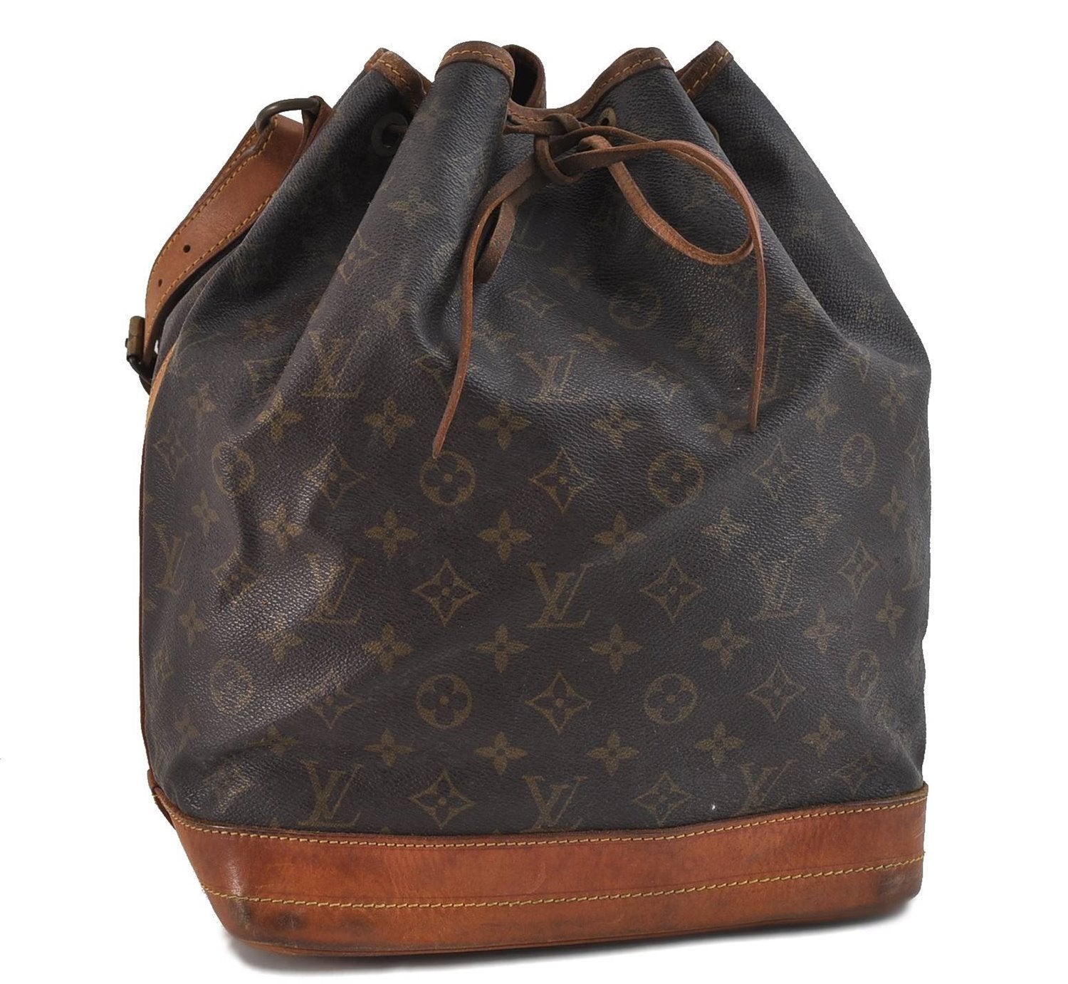 Authentic LOUIS VUITTON Monogram Noe Shoulder Bag M42224 LV 7180C